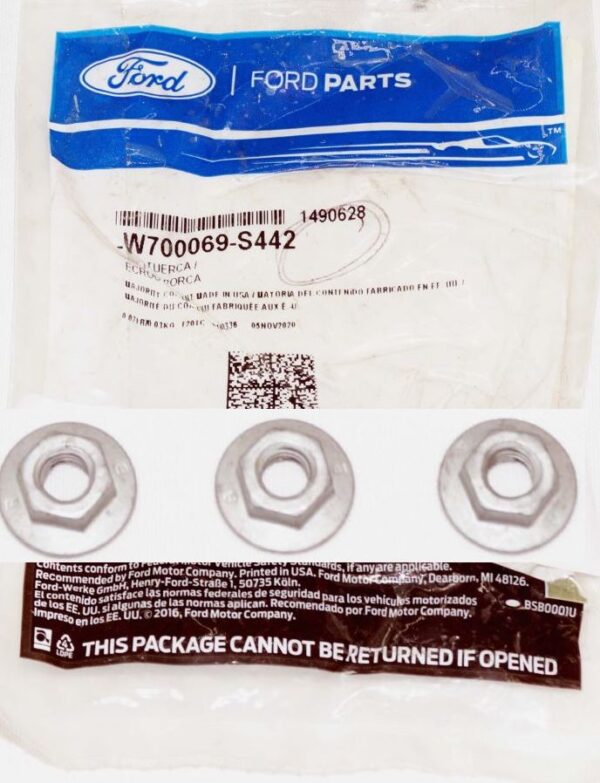 3 Pack Genuine OEM W700069S442 Ford Running Board Nuts