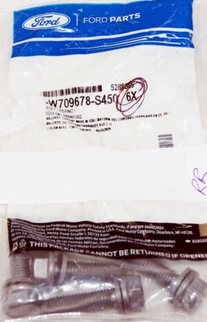 6 Pack Genuine OEM Ford Bolts W709678-S450