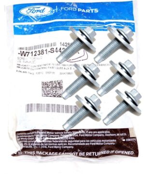6 Pack Genuine OEM W712381S442 Ford Bumper Impact Bar Bolts