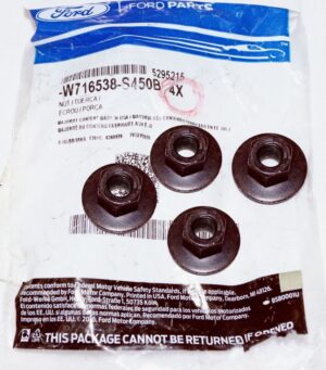 4 Pack Genuine OEM W716538S450B Ford Hood Components Hinge Nuts