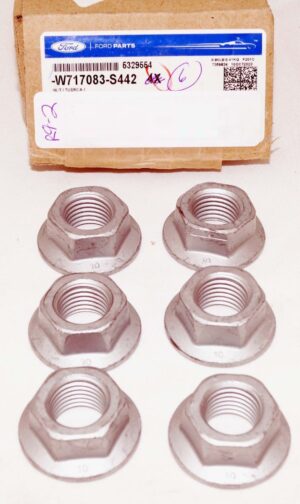 6 Pack Genuine OEM Ford W717083S442 Suspension Components Spring Nut