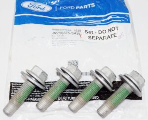 Genuine OEM Ford W718875S439 Trailer Hitch Bolt 4 Pack