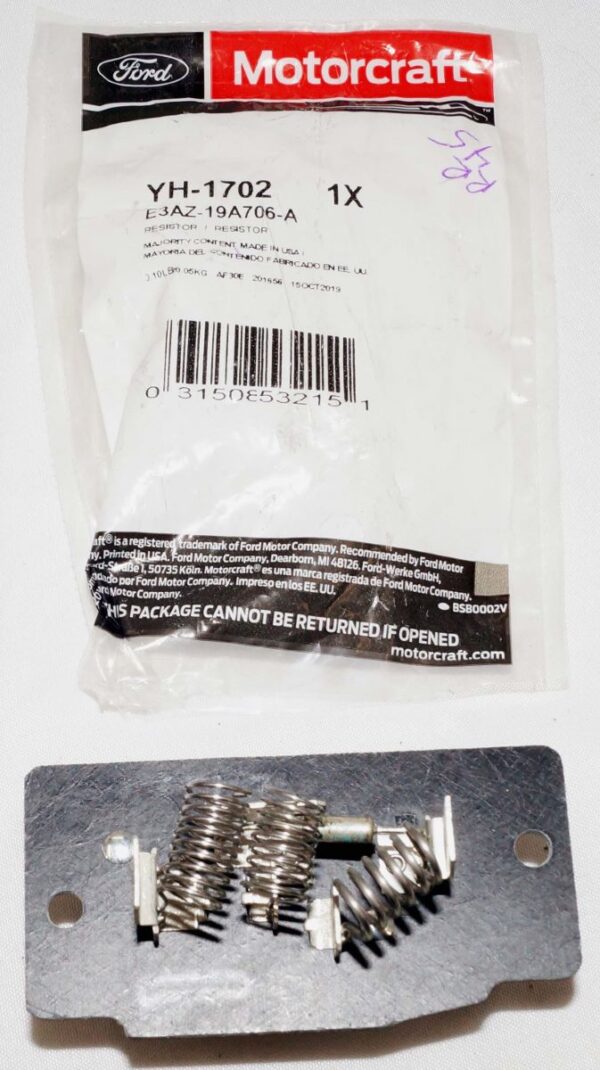Genuine OEM Motorcraft YH1702 HVAC Blower Motor Resistor Ford E3AZ19A706A