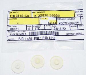 3 Pack Genuine OEM 3287636000 Kia Brake Pedal Stoppers