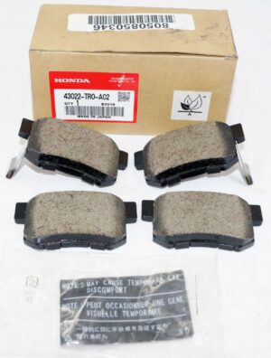 Genuine OEM 43022-TR0-A02 Honda Rear Disc Brake Pad 12-14 CIVIC Si EX EX-L