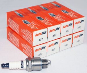 8 Pack Autolite 437 Nickel Spark Plug Copper Non-Resistor