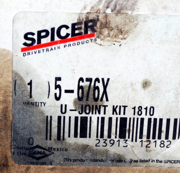 Genuine Spicer 5-676X Universal Joint U-Joint Kit 1810 - Image 3