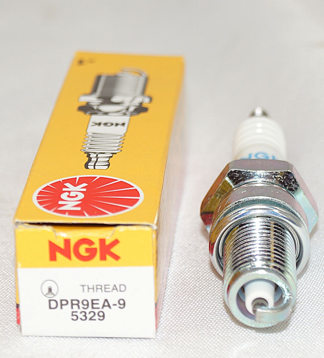 10 Pack Genuine NGK 5329 DPR9EA-9 Nickel Spark Plugs - Image 2