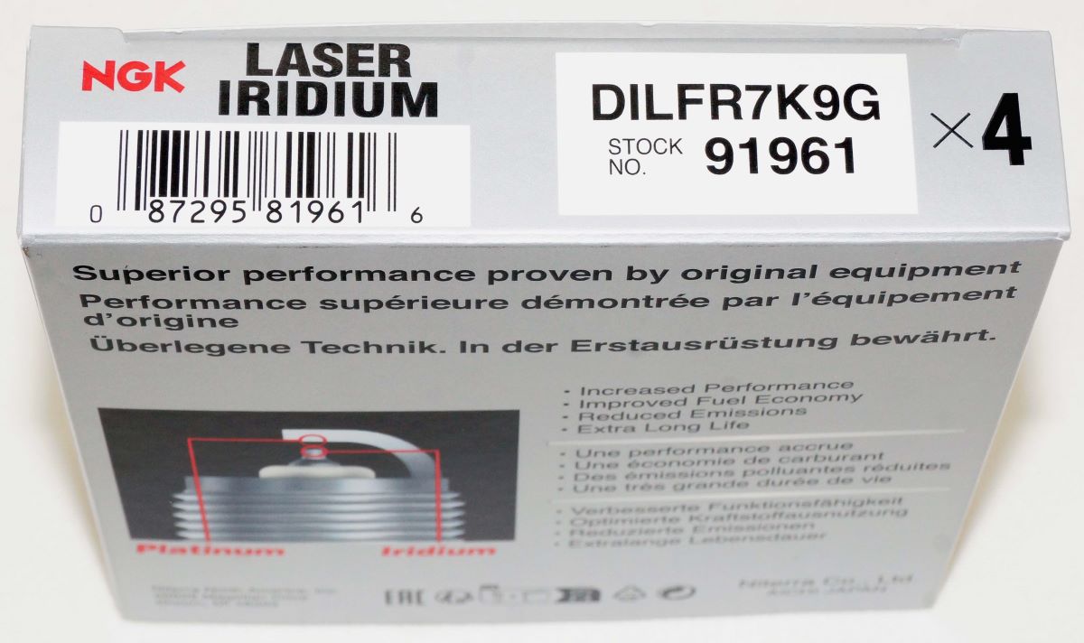 Genuine NGK 91961 DILFR7K9G Laser Iridium Spark Plug - Image 10