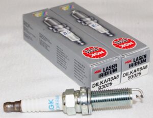 Set of 2 Genuine NGK 93026 DILKAR8A8 Laser Iridium Spark Plugs