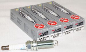 Set of 4 Genuine NGK 93026 DILKAR8A8 Laser Iridium Spark Plugs