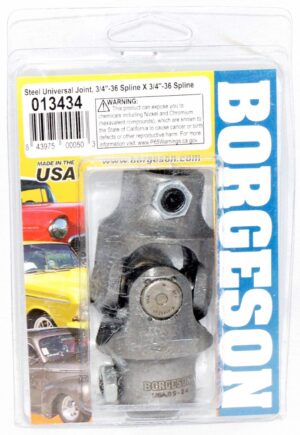 Borgeson 01343 Steel Universal Joint 3/4 inch