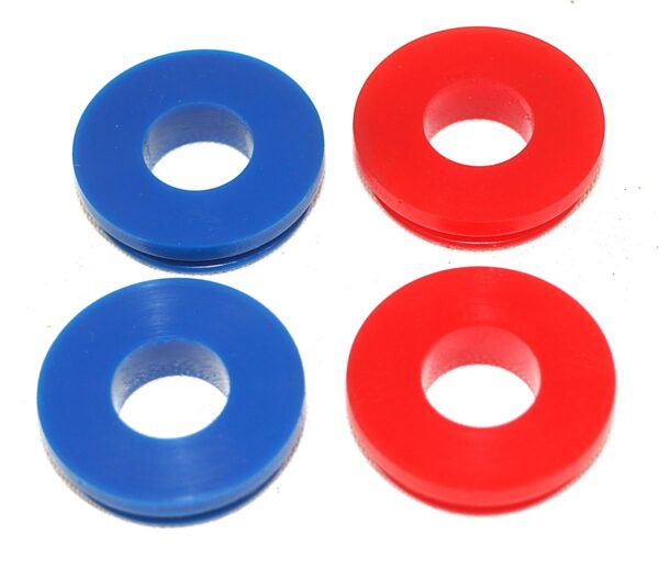 E8658 Poly Glad Hand Seals 4 pieces Red and Blue Kit Truck