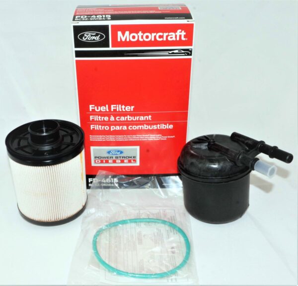 Diesel Fuel & Oil Filter Kit Motorcraft FD4615 FL2124S Genuine OEM Ford Filters - Image 2