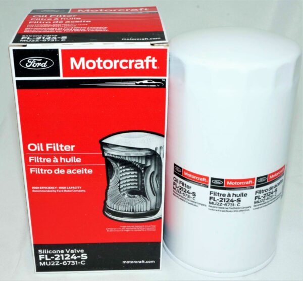 Diesel Fuel & Oil Filter Kit Motorcraft FD4615 FL2124S Genuine OEM Ford Filters - Image 8