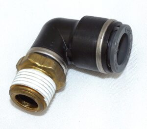 SMC KV2L13-36S - 1/2 OD x 3/8 NPT One 90 Degree Male Elbow Connector Fitting