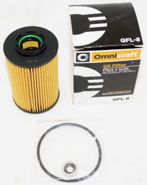 Genuine Omnicraft QFL8 Element Gasket Oil Filter QFL-8