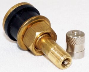 TR501 1-1/2" Brass Clamp-in Tubeless Tire Truck Valve Stem