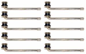 10 Pack TR509 4-3/4" 90° Valve Stem for Drop-Center Aluminum Disc Wheel .625