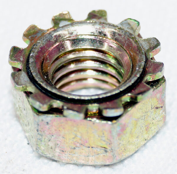 Lot of 12 W620397S36 Hex Nut with Tooth Lock Washer M6-1.0 - Image 3
