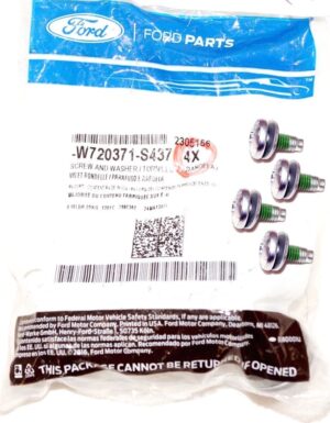 Pack of 4 Genuine OEM Ford W720371S437 Oil Feed Tube Screw