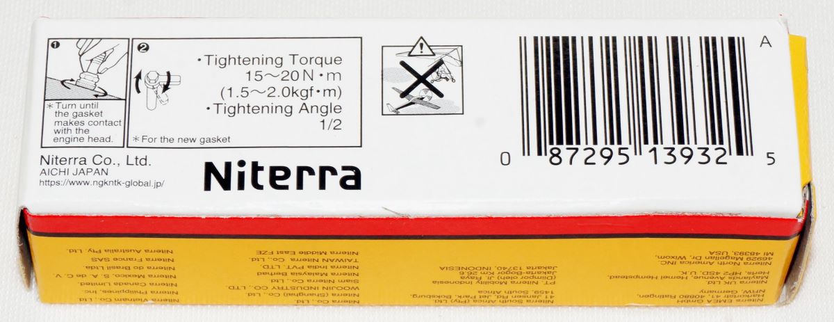Set of 10 Genuine NGK 3932 DCPR7E Nickel Spark Plugs - Image 10