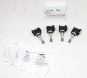 4 Pack TPMS Sensor Clamp-In 315MHz Schrader 29104 for select 03-13 Ford Models