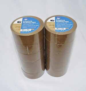 12 Pack Intertape 9341 Premium Paper Kraft Paper Flatback 1.88” Carton Sealing Tape Easy to write on