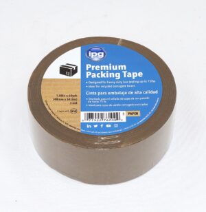 Intertape 9341 Kraft Paper Flatback 1.88” Carton Sealing Tape Easy to write on