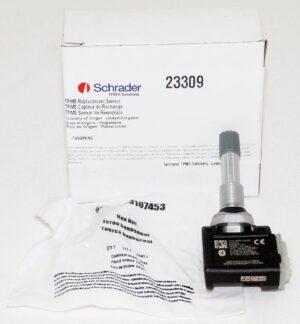 Schrader 23309 TPMS Sensor Aluminium Clamp-in Variable Angle 2.4GHz for Tesla