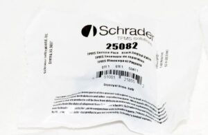 1 Pack Schrader 25082 TPMS Service Pack - Black Angled Valve with Nut