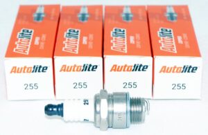 Pack of 4 Autolite Copper Non-Resistor Spark Plugs 255