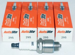 Set of 4 Autolite Copper Non-Resistor Spark Plugs 295