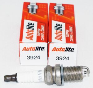 Set of 2 Autolite Copper Spark Plugs 3924