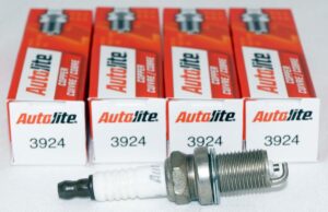 Set of 4 Autolite Copper Spark Plugs 3924