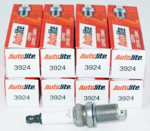 Set of 8 Autolite Copper Spark Plugs 3924