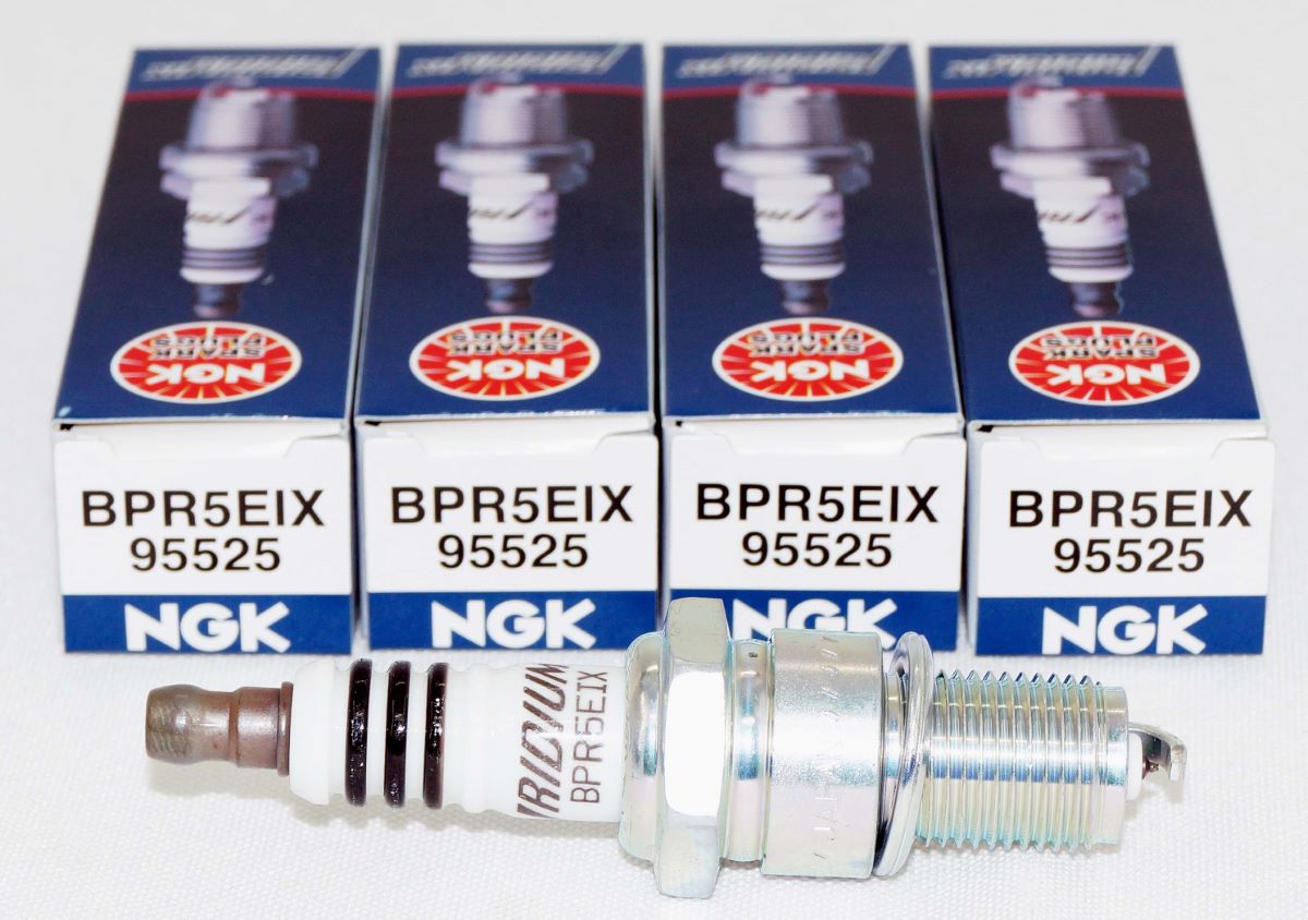 Set of 4 Genuine NGK 95525 BPR5EIX Iridium IX Spark Plugs