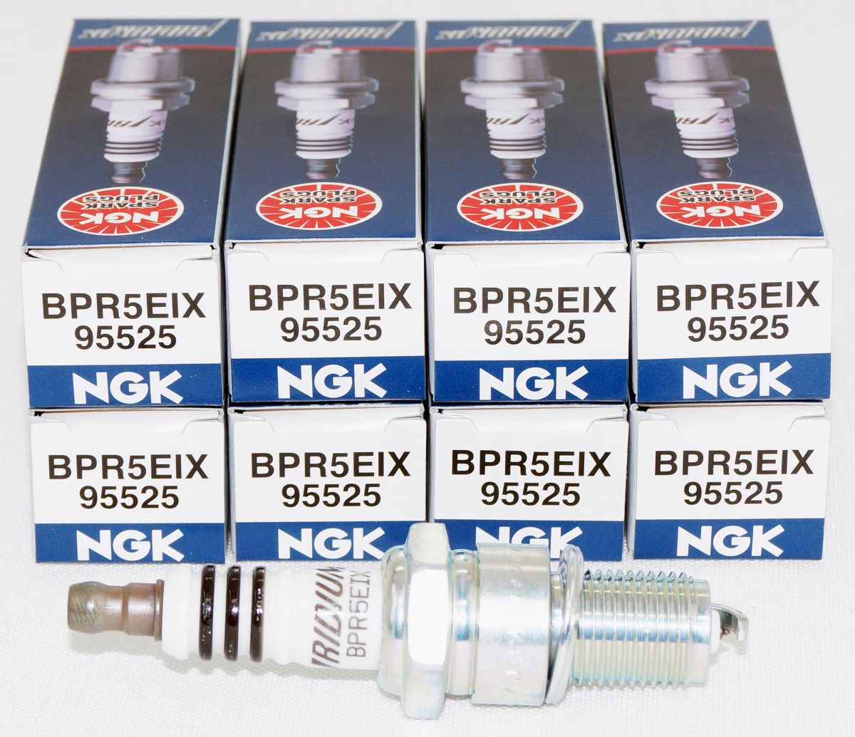 Set of 8 Genuine NGK 95525 BPR5EIX Iridium IX Spark Plugs