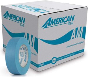 Case of 24 Roll Blue Aqua Automotive Masking Tape 1-1/2" x 60yds AM3655 IPG 36mm