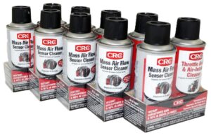 Case of 5 Twin Packs CRC Mass Air Flow & Throttle Body - Single Use Cleaner Kit