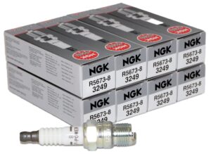 8 Pack Genuine NGK 3249 V-Power Spark Plug R5673-8 Inboard Marine MerCruiser