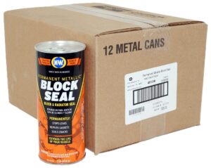 Case of 12 CRC 401016 K&W Permanent Metallic Block Seal Head Gasket Repair 16 Oz