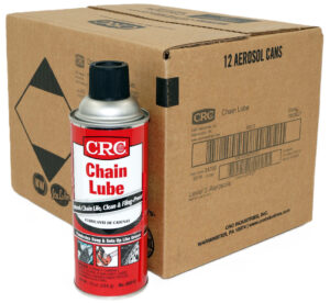 Case of 12 CRC Chain Lube 05012 Chain Lubricant 10oz Extends Chain Life