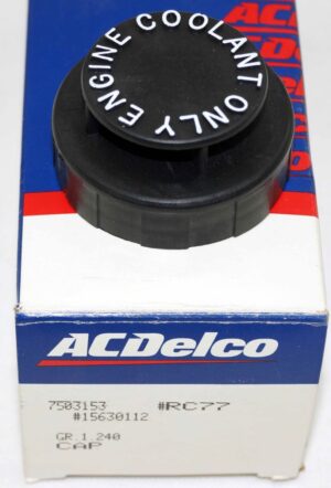 Genuine OEM ACDelco RC77 Engine Coolant Recovery Tank Cap Reservoir GM 15630112