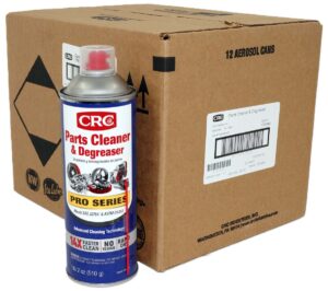 Case of 12 CRC Automotive Parts Cleaner and Degreaser Pro Series 18 oz 1751863