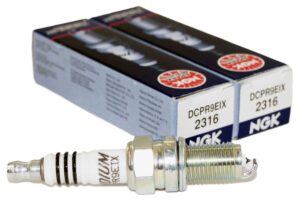 Set of 2 Genuine NGK 2316 Iridium IX Spark Plugs DCPR9EIX