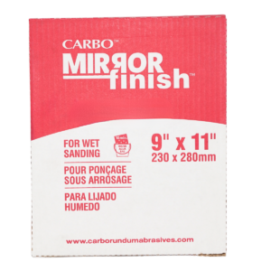 9" x 11" 1500GR Carbo Premier Red Mirror Finish Wet/Dry - 63878 (50/slv)
