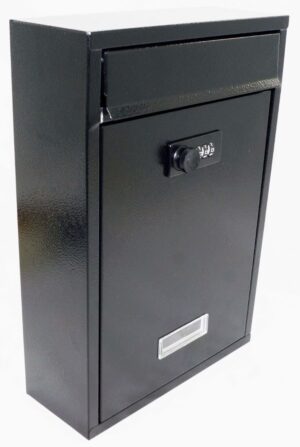 Wall Mount Mailbox Letter Post Box Combination Locking Security Box 12 x 8 x 3