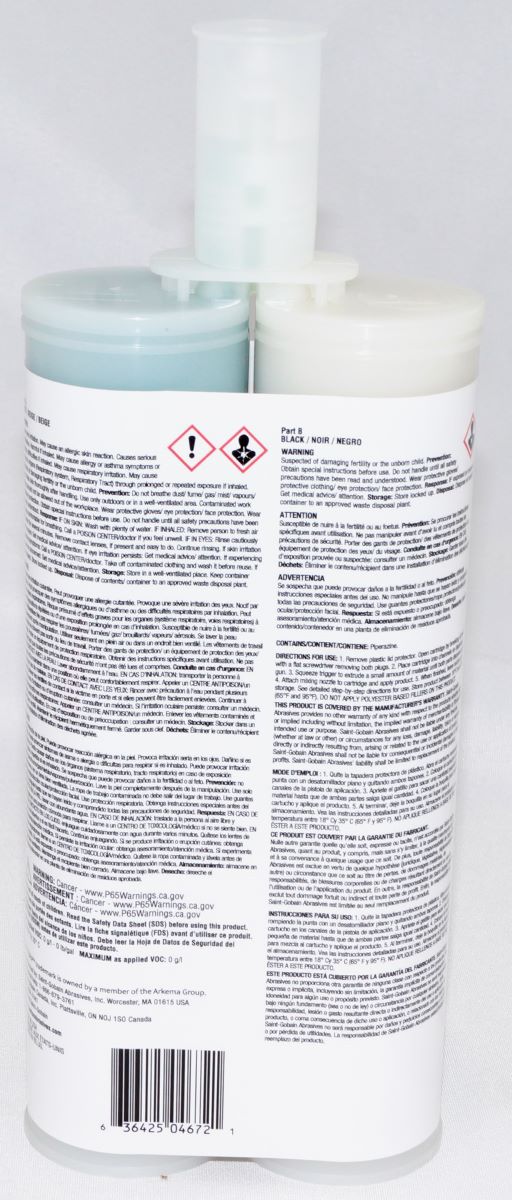 Norton SpeedGrip Urethane SMC/Fiberglass Repair Adhesive 400ml 10 minutes 04672 - Image 3