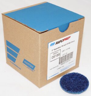 25 Discs Norton 2” Rapid Prep Non-Woven QC Aluminum Oxide Fine Grit - 09189